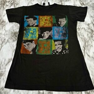 Junk Food Clothing Black Graphic Baby Tee Shirt NKOB Hanging Tough Vintage Vibes